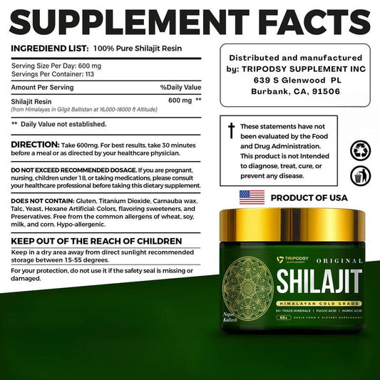 Pure Himalayan Shilajit Resin
